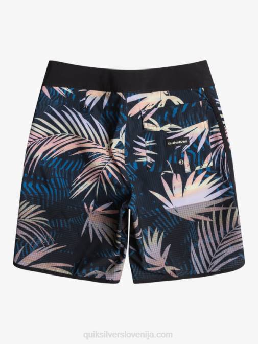 Quiksilver PJ4H2146 fantje Črna 8-16 Highlite Scallop 16 kratke hlače za desko