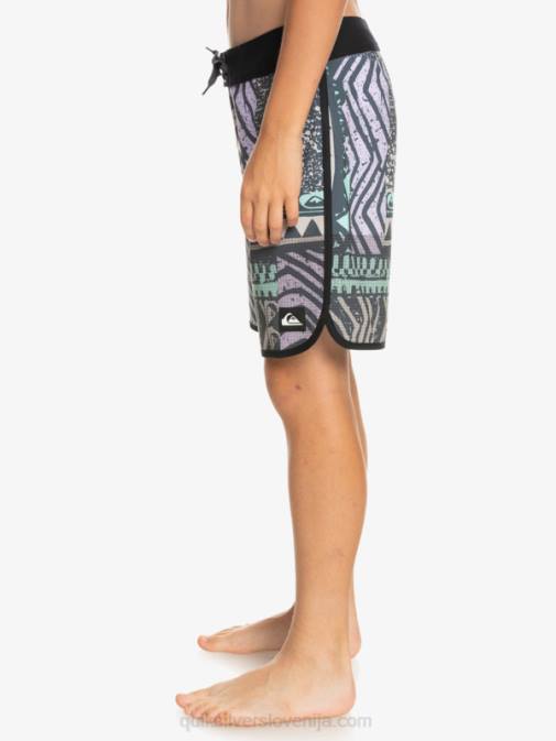 Quiksilver PJ4H2147 fantje polnočna mornarica 8-16 Highlite Scallop 16 kratke hlače za desko
