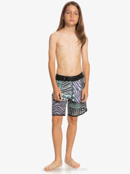 Quiksilver PJ4H2147 fantje polnočna mornarica 8-16 Highlite Scallop 16 kratke hlače za desko