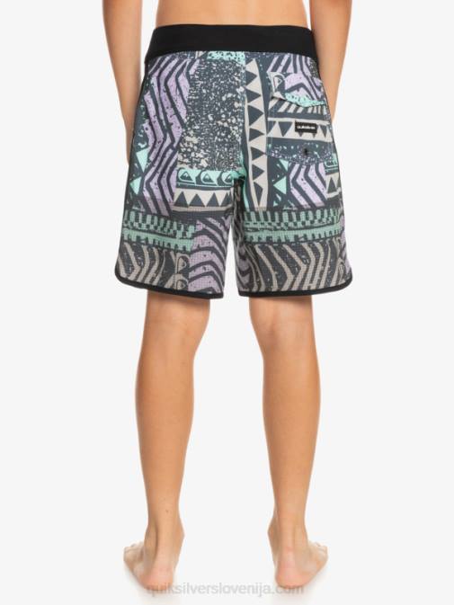 Quiksilver PJ4H2147 fantje polnočna mornarica 8-16 Highlite Scallop 16 kratke hlače za desko