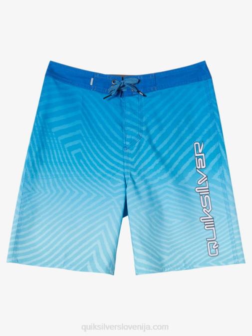 Quiksilver PJ4H2165 fantje dihalka modra 8-16 vsakodnevne kratke hlače warp fade 17