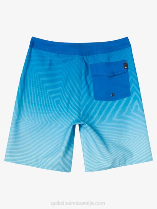 Quiksilver PJ4H2165 fantje dihalka modra 8-16 vsakodnevne kratke hlače warp fade 17