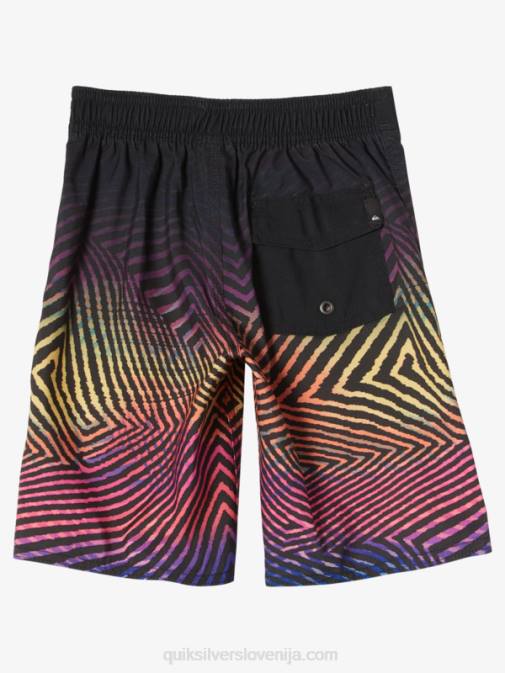Quiksilver PJ4H2176 fantje asfalt 2-7 vsakodnevne warp fade 14 kratke hlače za desko