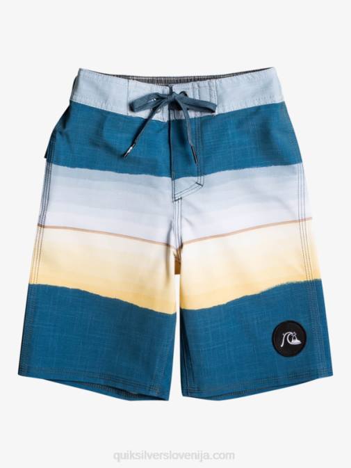 Quiksilver PJ4H2243 fantje majolika modra 2-7 surfsilk resin tint 14 boardshort