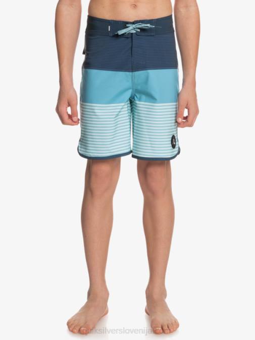 Quiksilver PJ4H2269 fantje insignija modra 8-16 surfsilk tijuana yth 17 kratke hlače za desko