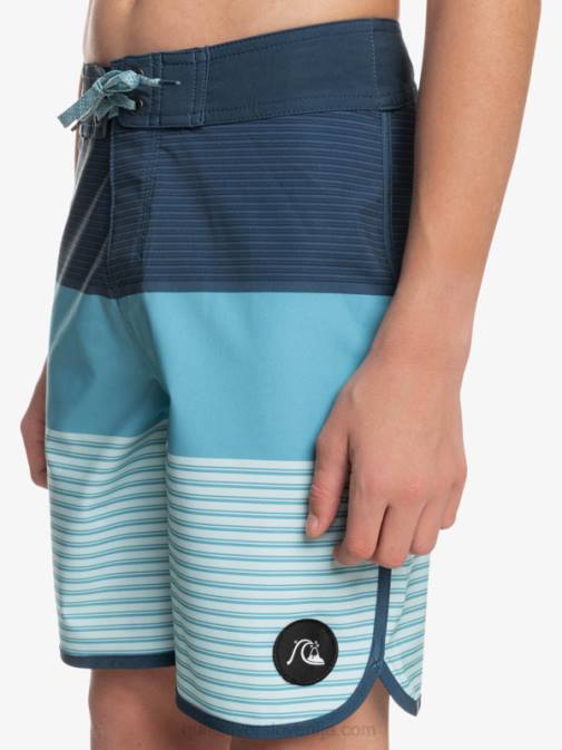 Quiksilver PJ4H2269 fantje insignija modra 8-16 surfsilk tijuana yth 17 kratke hlače za desko