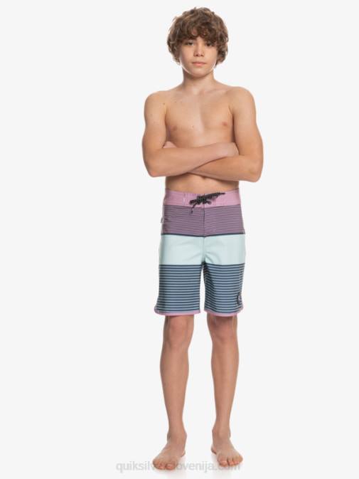 Quiksilver PJ4H2270 fantje prašna orhideja 8-16 surfsilk tijuana yth 17 kratke hlače za desko
