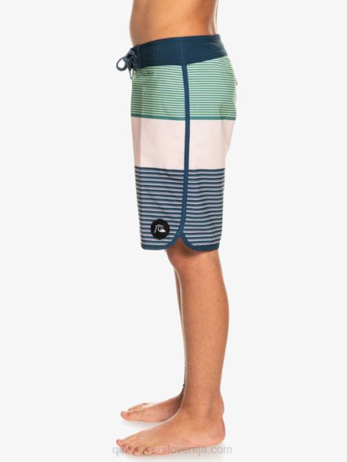 Quiksilver PJ4H2271 fantje zastrta vrtnica 8-16 surfsilk tijuana yth 17 kratke hlače za desko