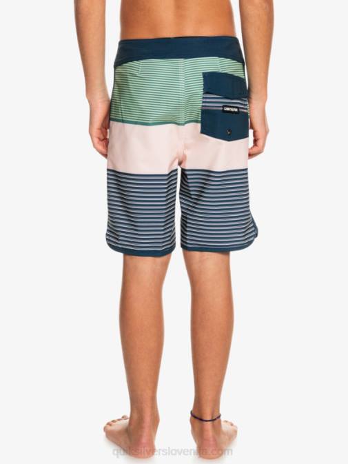Quiksilver PJ4H2271 fantje zastrta vrtnica 8-16 surfsilk tijuana yth 17 kratke hlače za desko