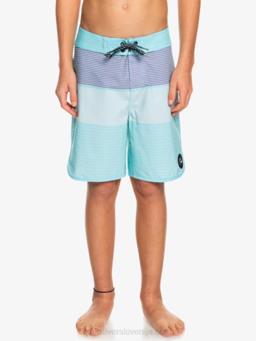 Quiksilver PJ4H2273 fantje angelsko modra 8-16 surfsilk tijuana yth 17 kratke hlače za desko