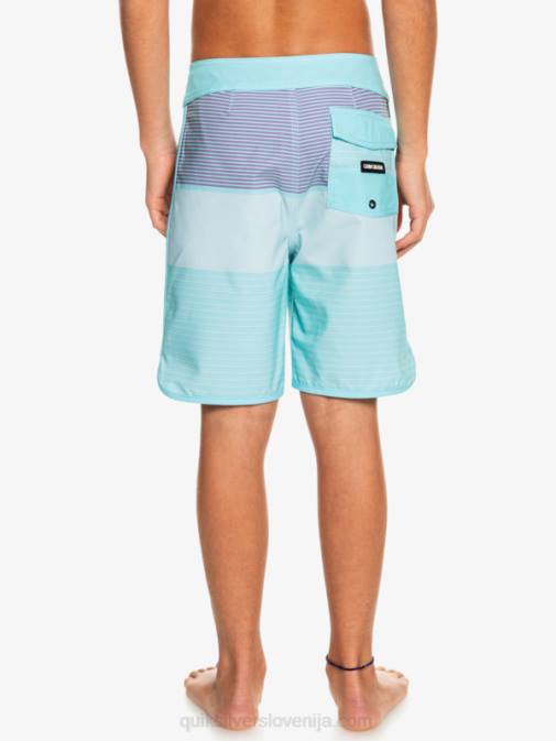 Quiksilver PJ4H2273 fantje angelsko modra 8-16 surfsilk tijuana yth 17 kratke hlače za desko