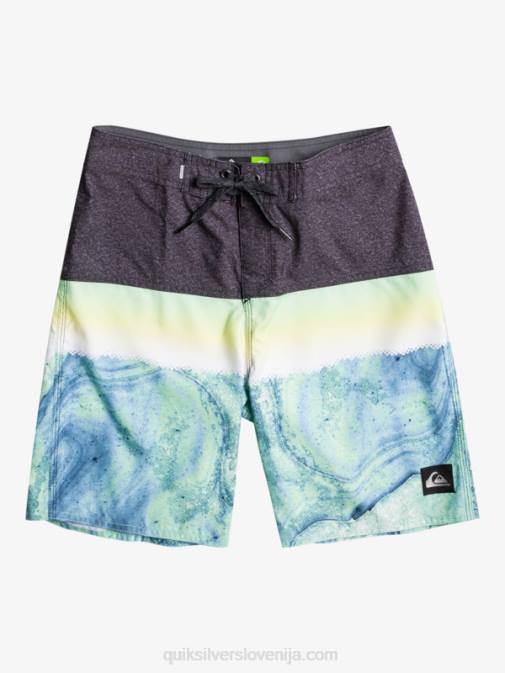 Quiksilver PJ4H2274 fantje zeleni pepel 8-16 vsakodnevna plošča yth 17 boardshort