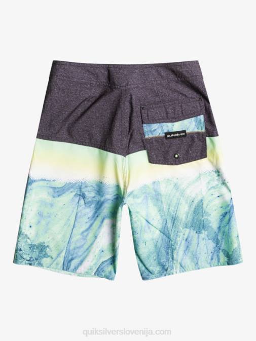 Quiksilver PJ4H2274 fantje zeleni pepel 8-16 vsakodnevna plošča yth 17 boardshort