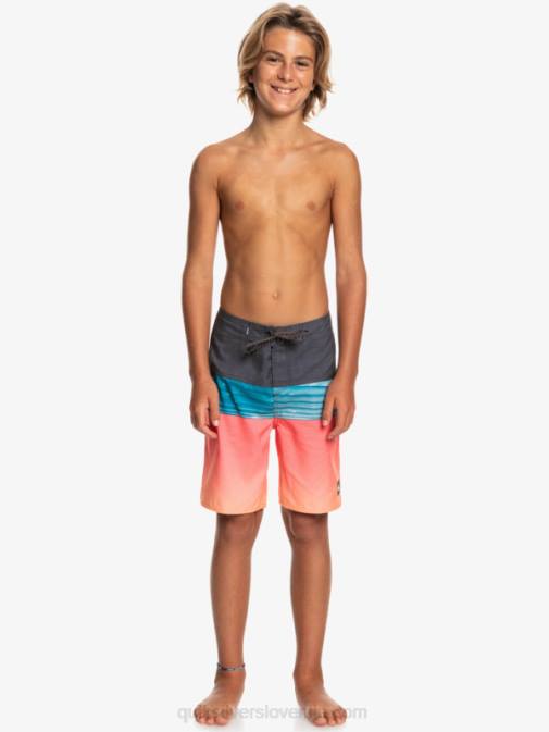 Quiksilver PJ4H2275 fantje pomarančni pop 8-16 vsakodnevna plošča yth 17 boardshort