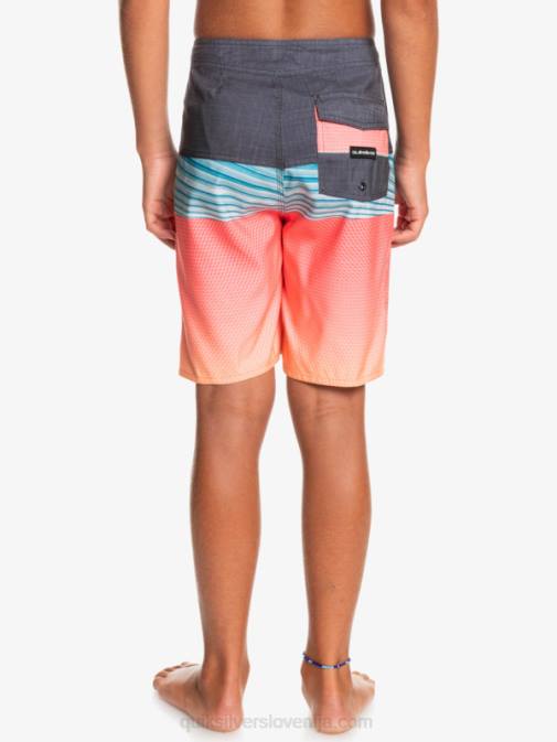 Quiksilver PJ4H2275 fantje pomarančni pop 8-16 vsakodnevna plošča yth 17 boardshort