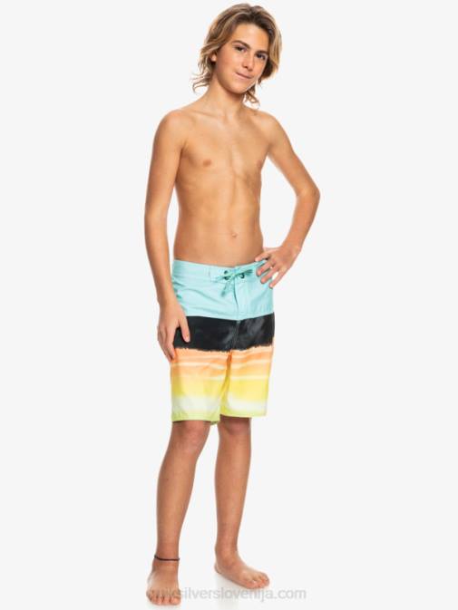Quiksilver PJ4H2277 fantje angelsko modra 8-16 vsakodnevna plošča yth 17 boardshort