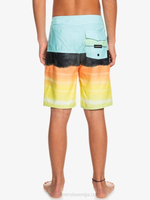 Quiksilver PJ4H2277 fantje angelsko modra 8-16 vsakodnevna plošča yth 17 boardshort