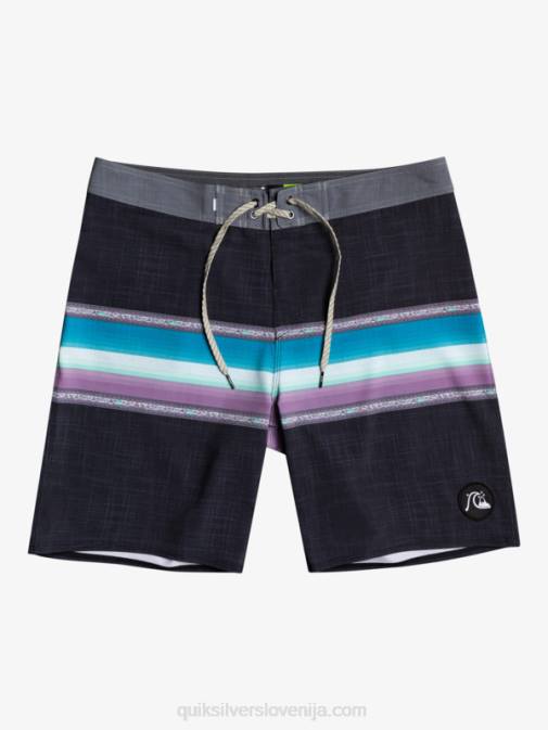 Quiksilver PJ4H2280 fantje Črna 8-16 svilene deskarske hlače 17 surf silk