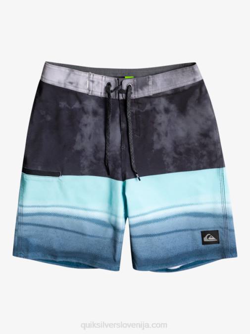 Quiksilver PJ4H2298 fantje Črna 8-16 surfsilk five-0 17 kratke hlače za desko