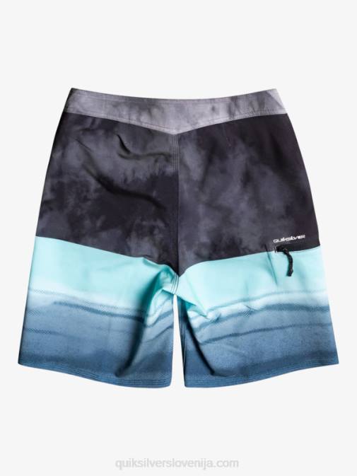 Quiksilver PJ4H2298 fantje Črna 8-16 surfsilk five-0 17 kratke hlače za desko