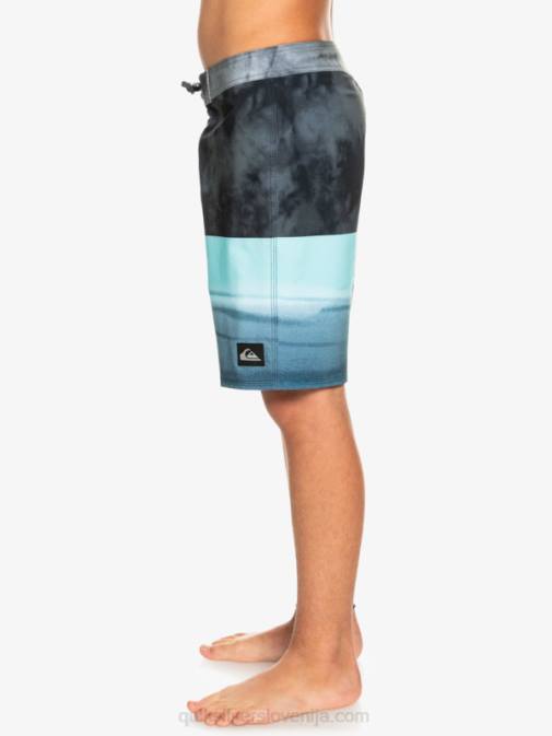 Quiksilver PJ4H2298 fantje Črna 8-16 surfsilk five-0 17 kratke hlače za desko