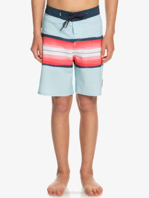 Quiksilver PJ4H2302 fantje modro siva 8-16 surfsilk resin tint 17 kratke hlače za desko