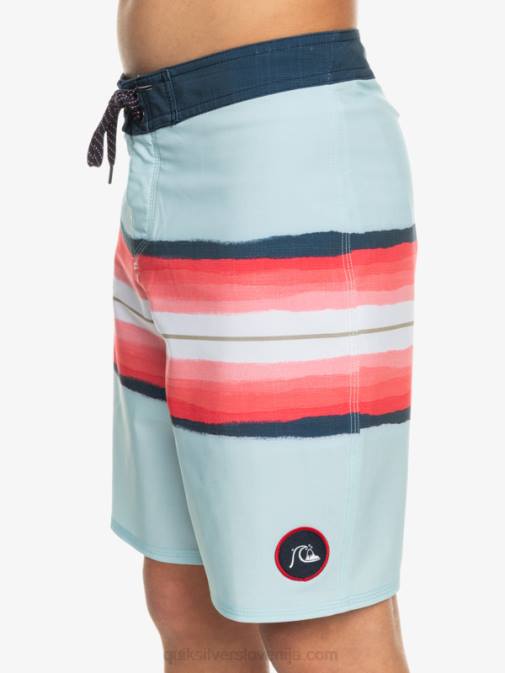 Quiksilver PJ4H2302 fantje modro siva 8-16 surfsilk resin tint 17 kratke hlače za desko