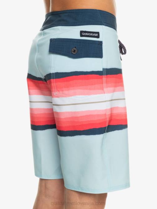 Quiksilver PJ4H2302 fantje modro siva 8-16 surfsilk resin tint 17 kratke hlače za desko