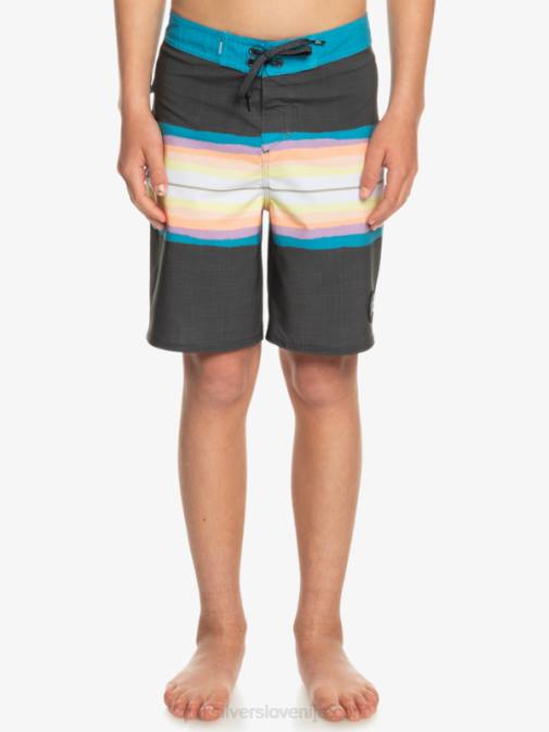 Quiksilver PJ4H2303 fantje asfalt 8-16 surfsilk resin tint 17 kratke hlače za desko