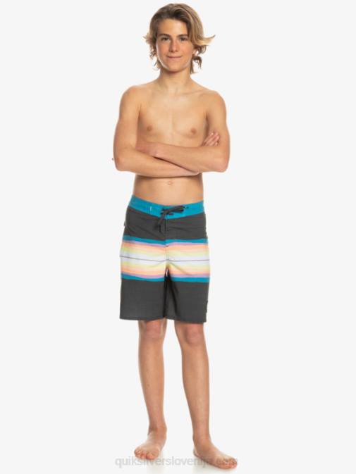 Quiksilver PJ4H2303 fantje asfalt 8-16 surfsilk resin tint 17 kratke hlače za desko