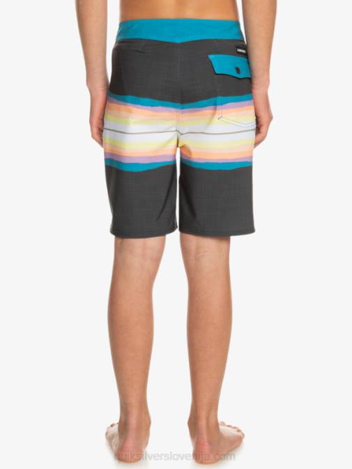 Quiksilver PJ4H2303 fantje asfalt 8-16 surfsilk resin tint 17 kratke hlače za desko