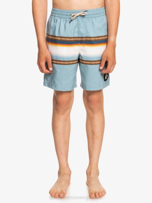 Quiksilver PJ4H2320 fantje citadela modra 8-16 obledelo od sonca 15 recikliranih udarcev