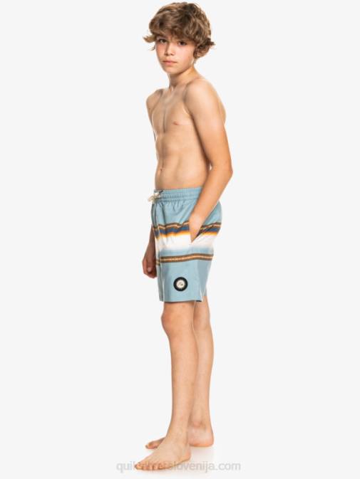 Quiksilver PJ4H2320 fantje citadela modra 8-16 obledelo od sonca 15 recikliranih udarcev