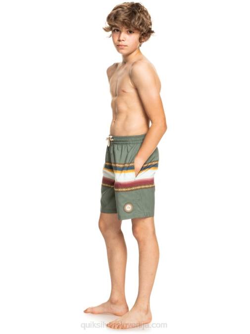 Quiksilver PJ4H2321 fantje timijan 8-16 obledelo od sonca 15 recikliranih udarcev