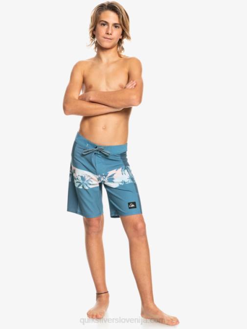 Quiksilver PJ4H2324 fantje kapitani modri 8-16 highlite arch yth 16 boardshort
