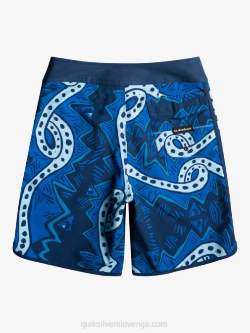 Quiksilver PJ4H2328 fantje insignija modra 8-16 surfsilk throwback 17 kratke hlače za desko