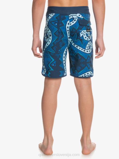 Quiksilver PJ4H2328 fantje insignija modra 8-16 surfsilk throwback 17 kratke hlače za desko