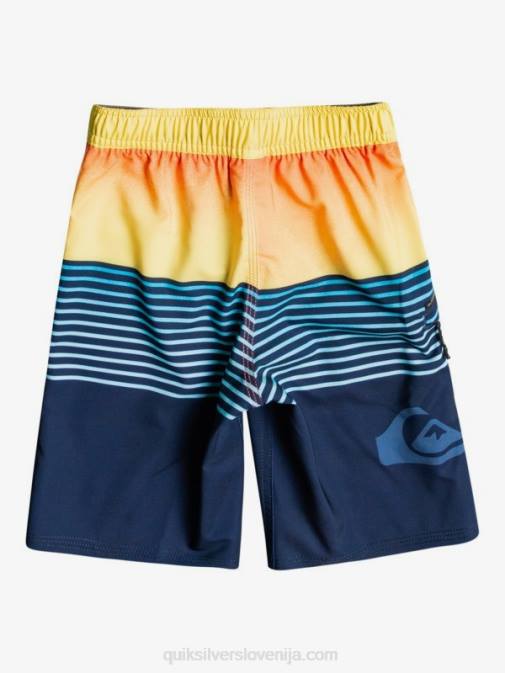 Quiksilver PJ4H2336 fantje mornarsko modri blazer 2-7 surfsilk plošča 14 reciklirane deske hlače