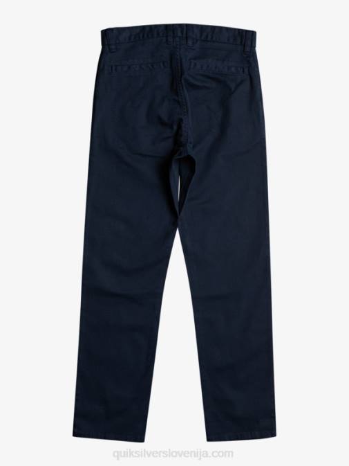 Quiksilver PJ4H2241 fantje mornarsko modri blazer 8-16 up hlače za vsak dan