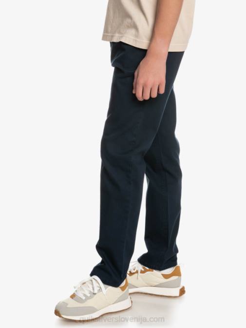 Quiksilver PJ4H2241 fantje mornarsko modri blazer 8-16 up hlače za vsak dan