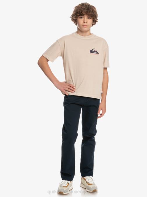 Quiksilver PJ4H2241 fantje mornarsko modri blazer 8-16 up hlače za vsak dan