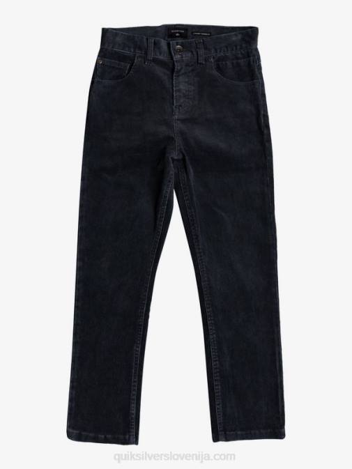 Quiksilver PJ4H2330 fantje Črna 8-16 kracker zožene hlače iz samleta