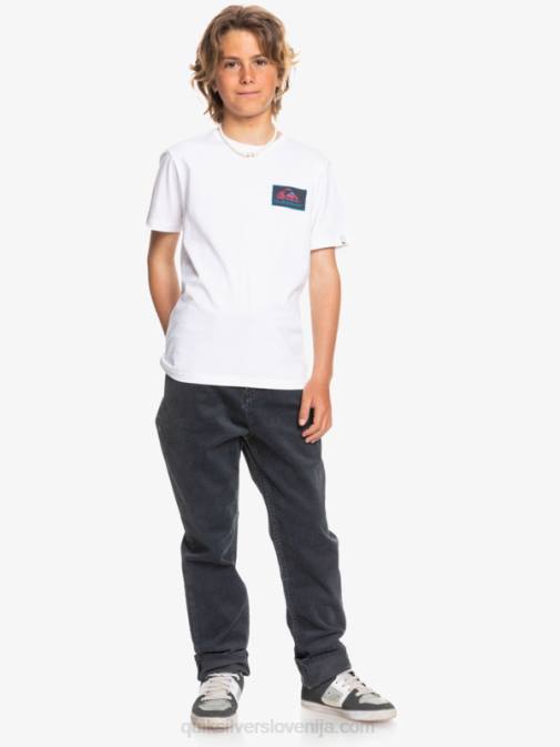 Quiksilver PJ4H2330 fantje Črna 8-16 kracker zožene hlače iz samleta