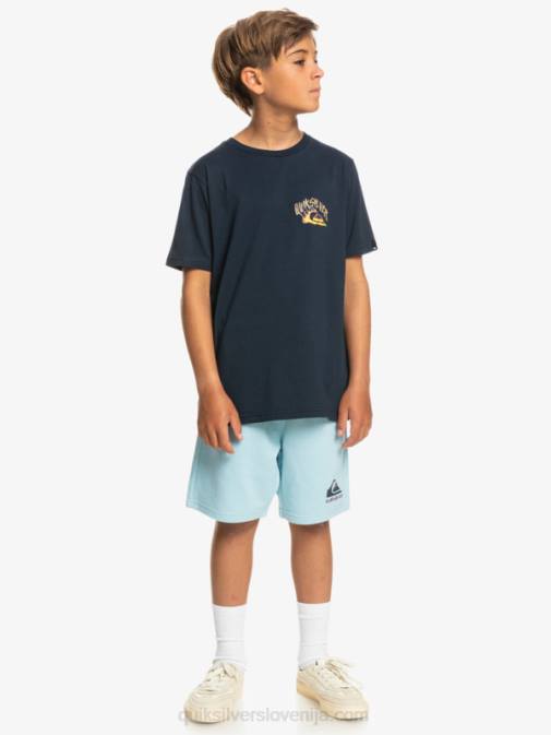 Quiksilver PJ4H2072 fantje modro nebo 8-16 enostavnih dnevnih tekačev