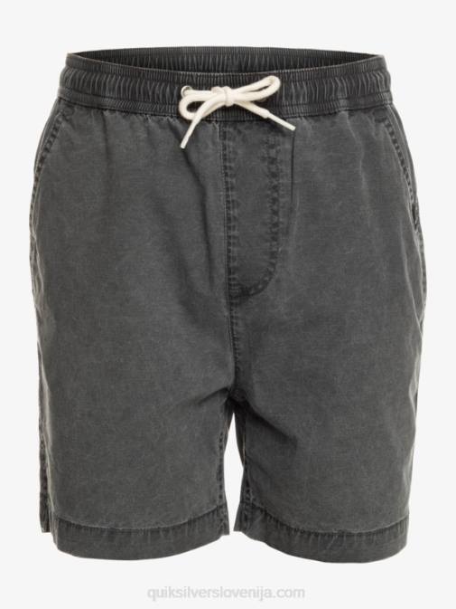 Quiksilver PJ4H2079 fantje Črna Kratke hlače z elastiko v pasu 8-16 taxer 15