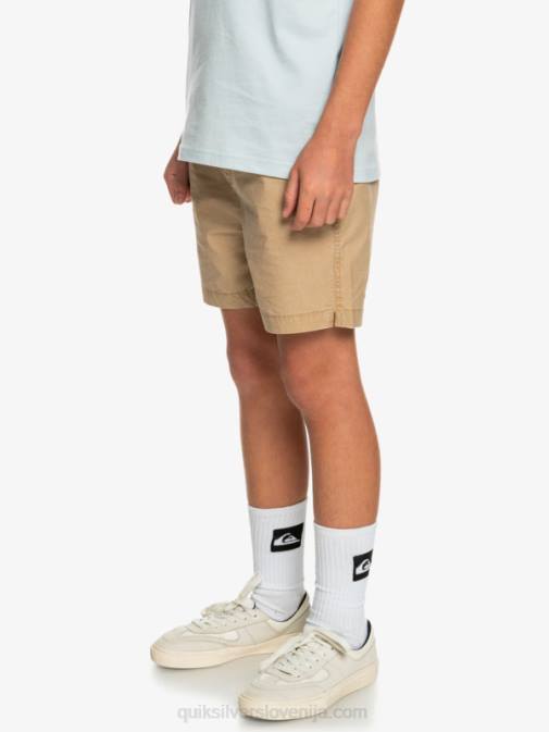 Quiksilver PJ4H2080 fantje plage Kratke hlače z elastiko v pasu 8-16 taxer 15