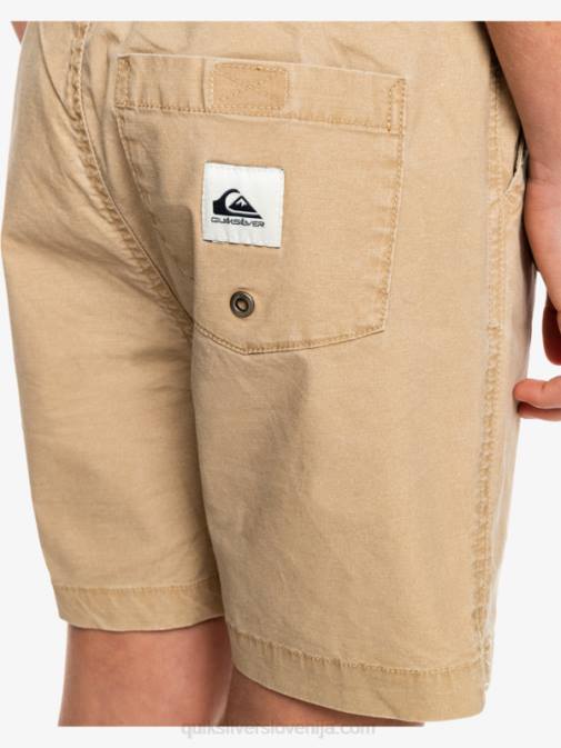Quiksilver PJ4H2080 fantje plage Kratke hlače z elastiko v pasu 8-16 taxer 15