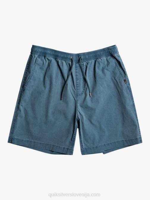 Quiksilver PJ4H2081 fantje polnočna mornarica Kratke hlače z elastiko v pasu 8-16 taxer 15