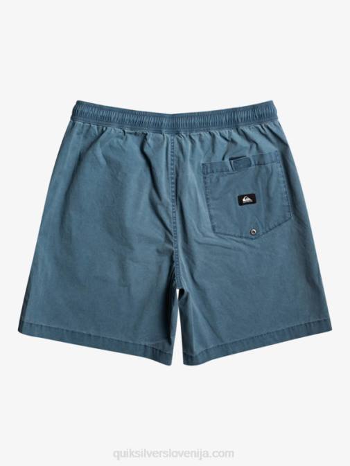 Quiksilver PJ4H2081 fantje polnočna mornarica Kratke hlače z elastiko v pasu 8-16 taxer 15
