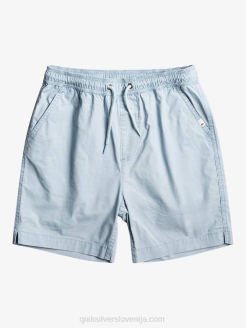 Quiksilver PJ4H2082 fantje nebeško modra Kratke hlače z elastiko v pasu 8-16 taxer 15